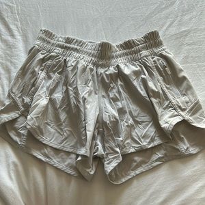 lululemon Track That High-Rise Lined Short 3" in white